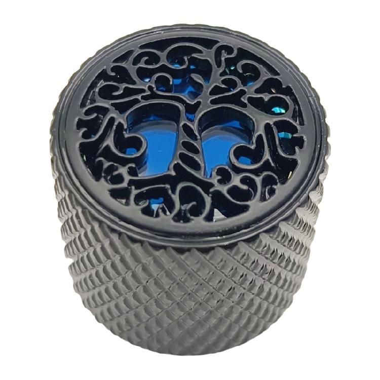Tree Pattern Potentiometer Control Knob 6mm Shaft Hole Amplifier Knob Metal Electric Guitar Knobs Easy to Install
