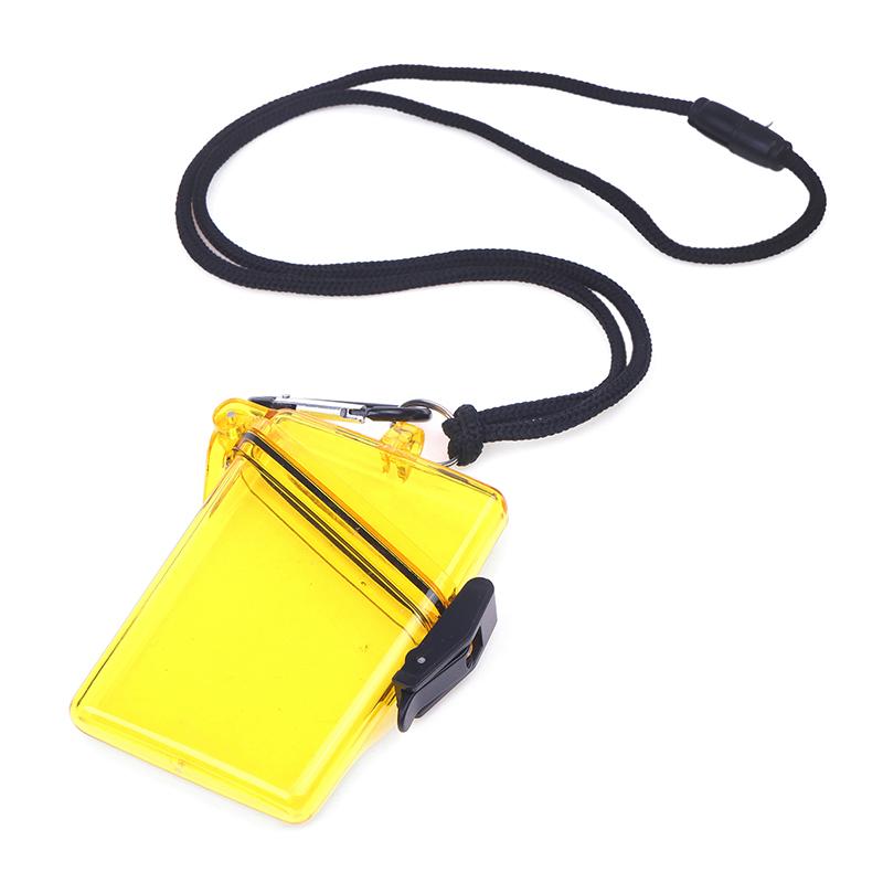 Открытый водонепроницаемый карманы ключ коробка для хранения денег держатель пластиковый корпус