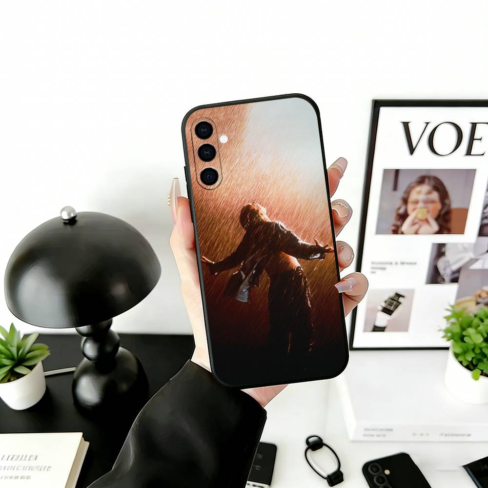 S-Шоушенк A-Энди Чехол для телефона Черный Силиконовый Мягкий Для Samsung Galaxy A73,A72,A71,A70,A53,A52,A51