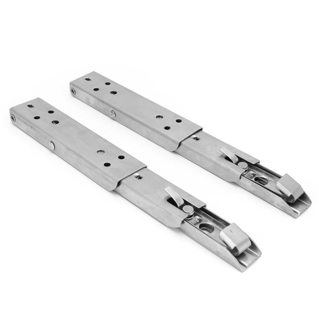 2 шт. складной кронштейн для полки из нержавеющей стали, настенное крепление, подпружиненная опорная стойка