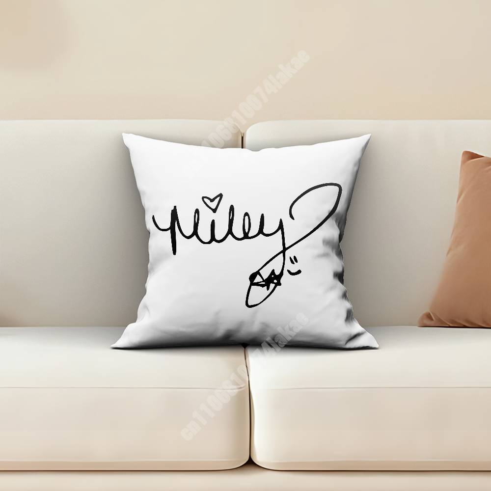 MMiley Ray CCyrus Endless Summer Vacation Sofa Couch Pillow Cover Cushion Case Cozy Bedroom Accent Studio Furnishing
