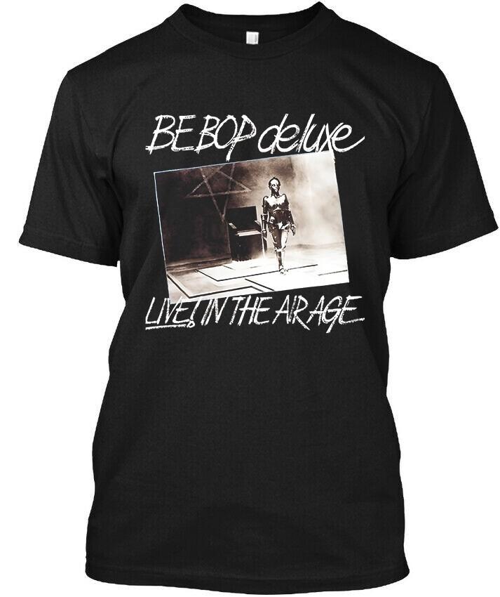 Ограниченная Новая Популярная Be Bop Deluxe Life In The Air Age Английский Логотип Футболка S-4XL Унисекс Футболка