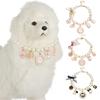 Products Puppy Accessories Cute Collar Bow Necklace Adjustable Dog Cat Princess Pet Pearl Collar