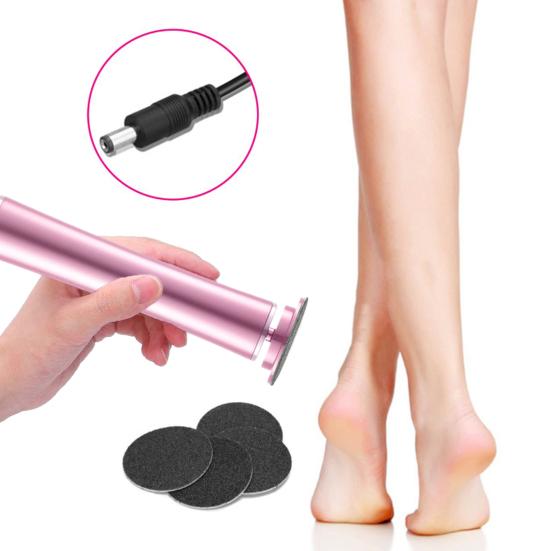 Электрическая пилка для удаления мозолей с ног Эргономичная педикюрная машинка Шлифовальная машинка для ног Портативная пилка для ног