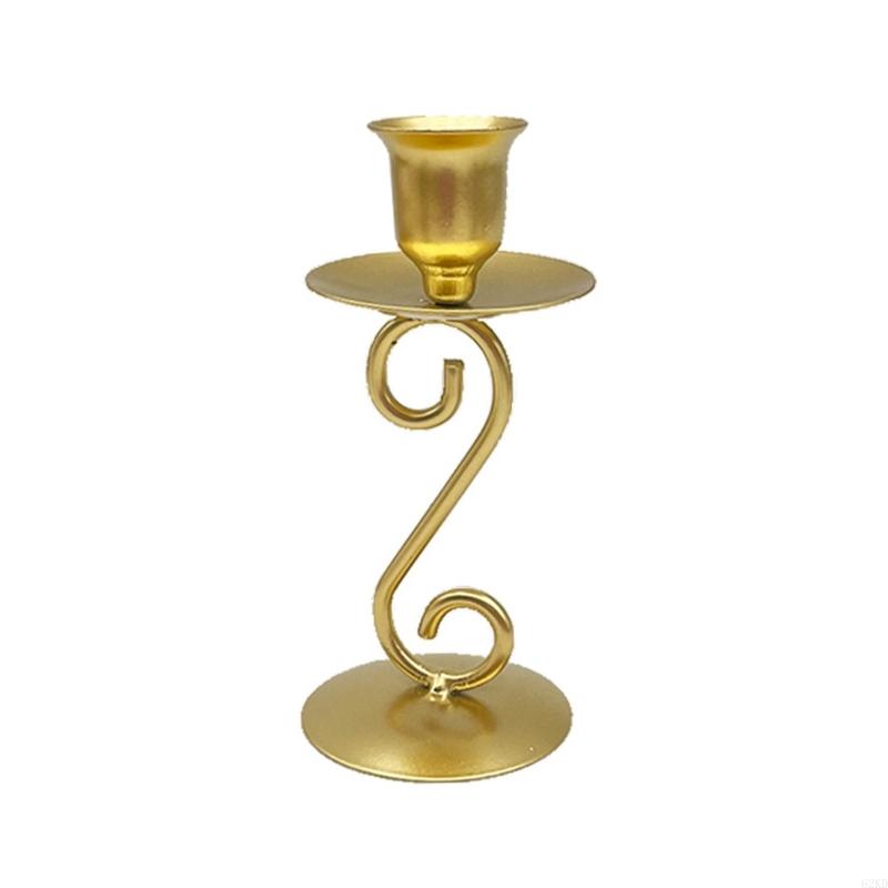 62KD Подставка для утюга Кованое железо Подсвечник для конусной свечи Свадебные украшения
