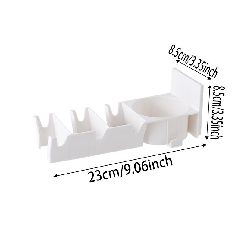 Настенный держатель для бадминтонных ракеток, самоклеящийся, 3 слота, вешалка для теннисных ракеток со стойкой для хранения мячей, полка для подвешивания теннисных ракеток без сверления для дома, общежития