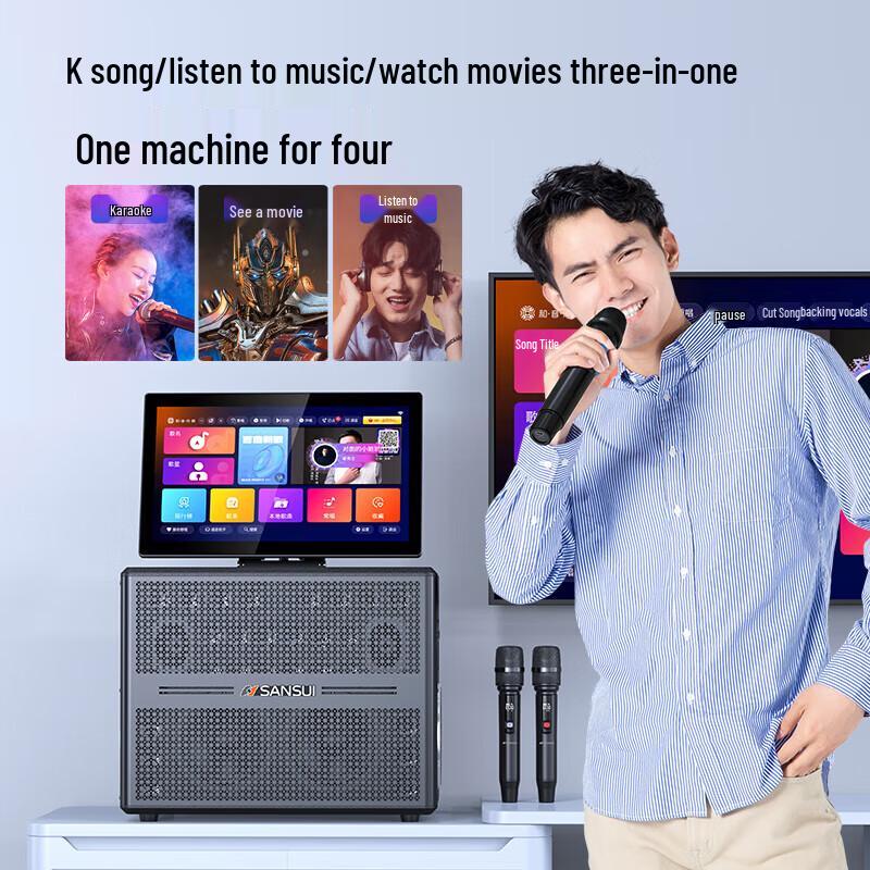 E86 Portable Karaoke Speaker System