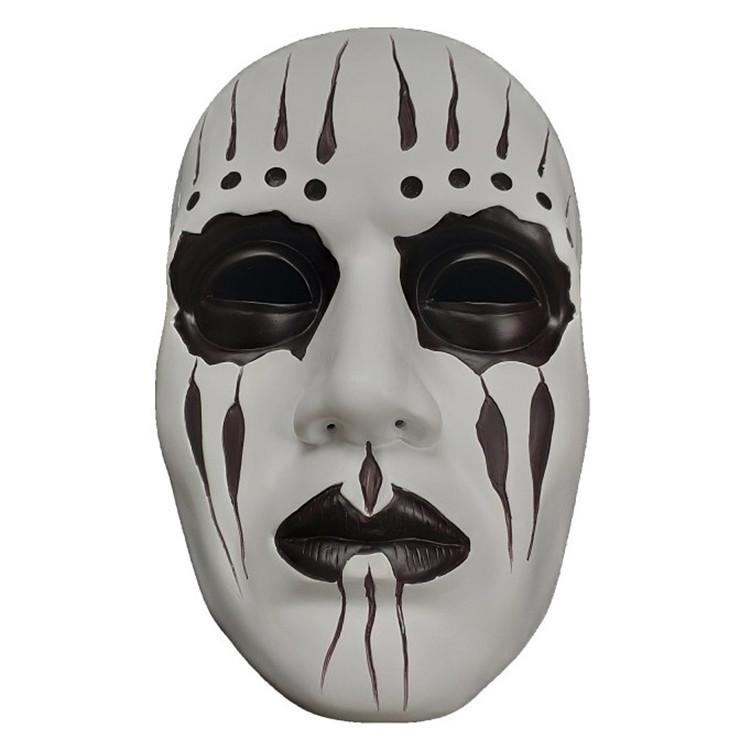 Slipknot Halloween Mask With Clown Face And Zipper Mouth For Costume Parties