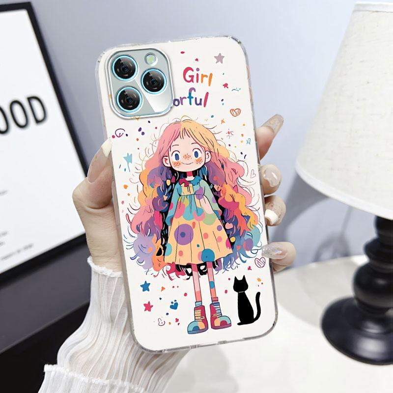 For Blackview A95 A100 A200 Pro A85 Case Protective Cover For Blackview A80S Marble Clear Soft Silicone Phone Case Cat Fundas