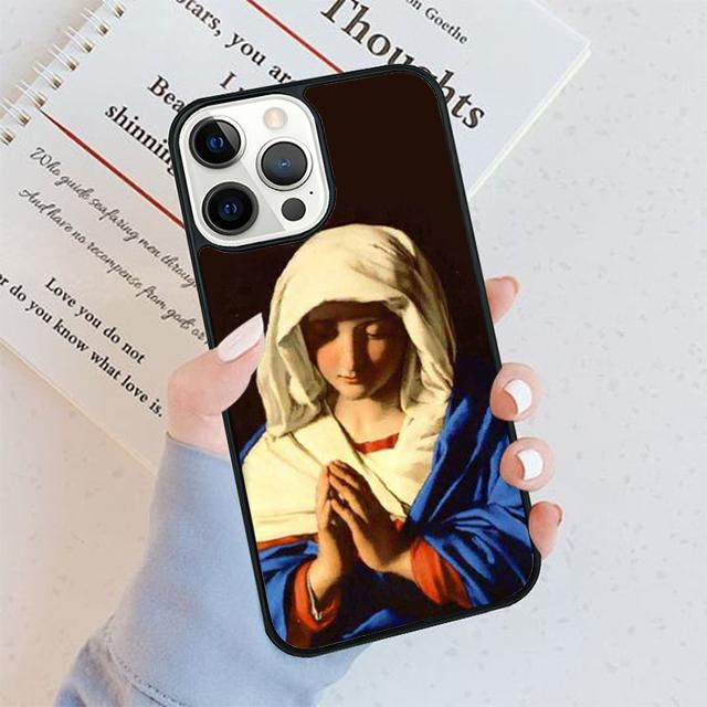 Virgin Mary of Hope Catholic Religious Phone Case For iPhone 17 Air 16 pro max 15 14 plus 12 13 Shell Cover coque