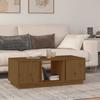 814427 vidaXL Coffee Table Honey Brown 110x50x40 Cm Solid Pine Wood