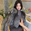 Women's Winter Short Imitation Fox Fur Fur Coat