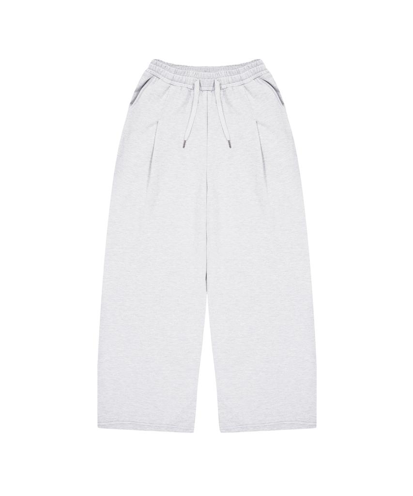 STANDARDERROR [All Seasons Or Fleece-Lined] 87-Stan272 Single-Pleat Wide Loose Fit Sweatpants (3 Colors)