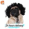 Funny Pet Wigs with Big Bangs for Cats & Dogs - Perfect for Halloween, Christmas & Holiday Fun
