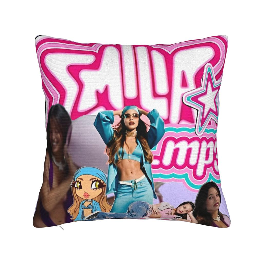 Emilia Music Square Pillow Covers Polyester Home Cushion Cover Cool Decor Pillow Cover 4545