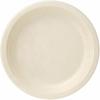 Strix Design Disposable Paper Plates, 50 Count, 18cm, Unbleached, Water- and Oil-Resistant, Stain-Resistant, Stylish, Microwave-Safe, Made with Bagass