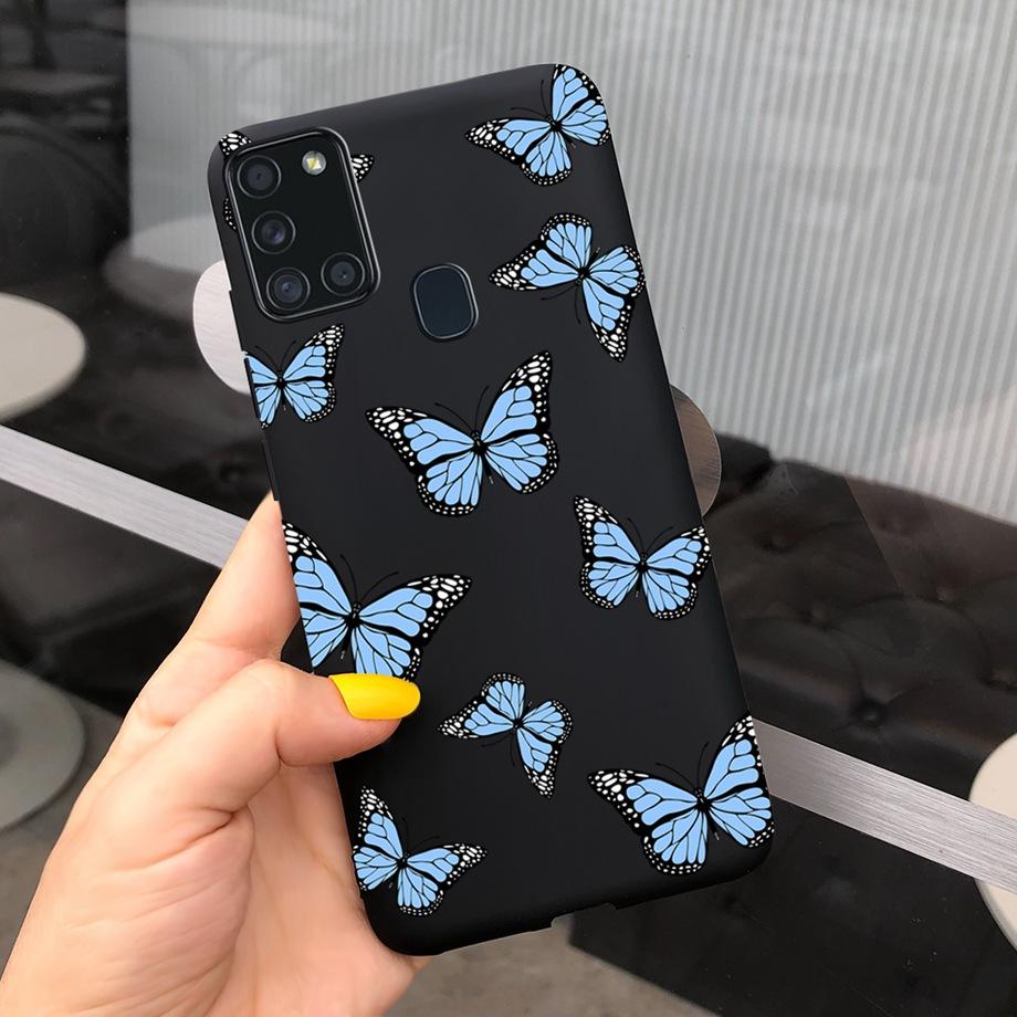 Sunflowers Daisy Shap-on Case For Samsung A21s Case Samsung Galaxy A21S A 21S A21 S A217F Cover Dustproof Silicone Bumper Coque