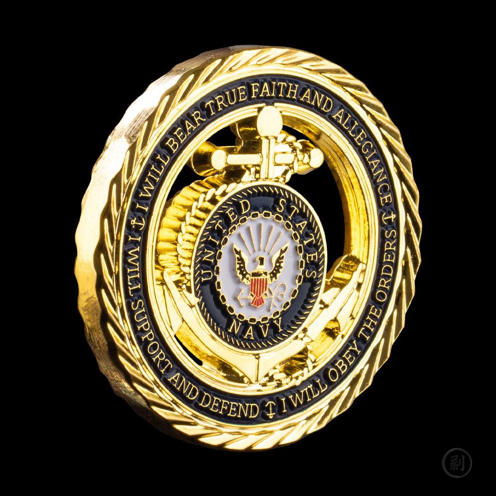 Памятная монета ВМС США Монеты ВМС Сувениры и подарки Министерства военно-морских сил