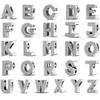 26 A-Z Alphabet Beads 925 Sterling Silver LOVE Letter Charm Fit Original Bangle Charms Bracelet CZ Zircon Bead Jewelry