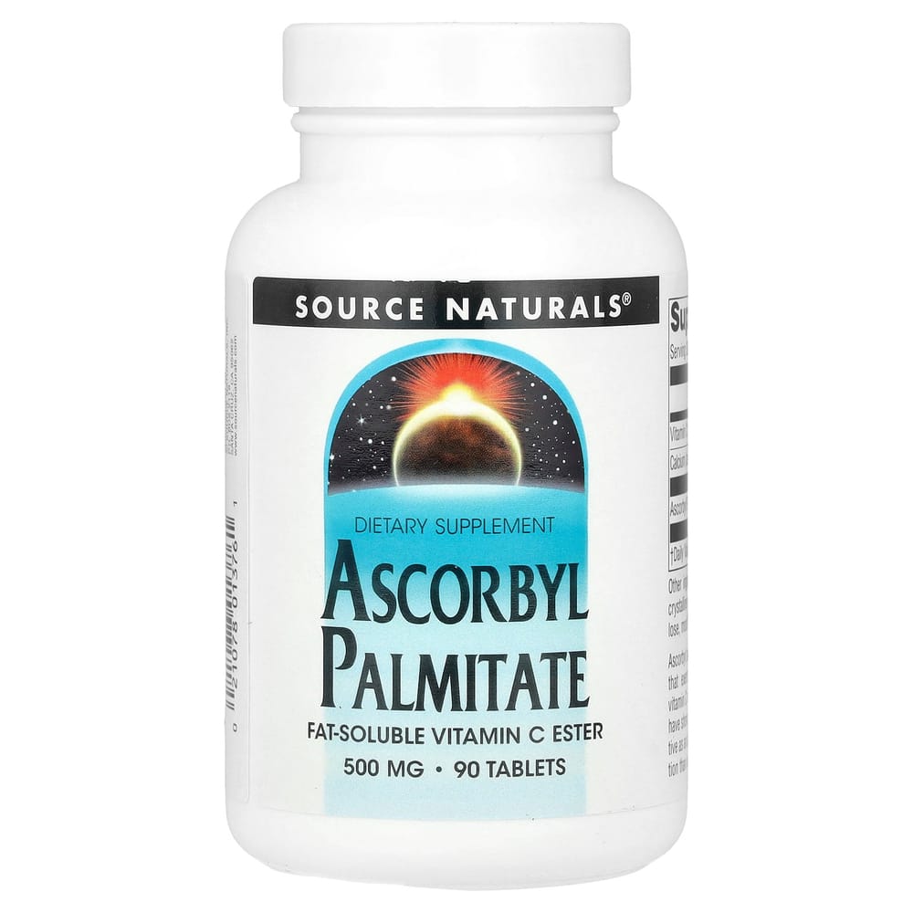 Source Naturals Ascorbyl Palmitate 500mg, 90 Tablets