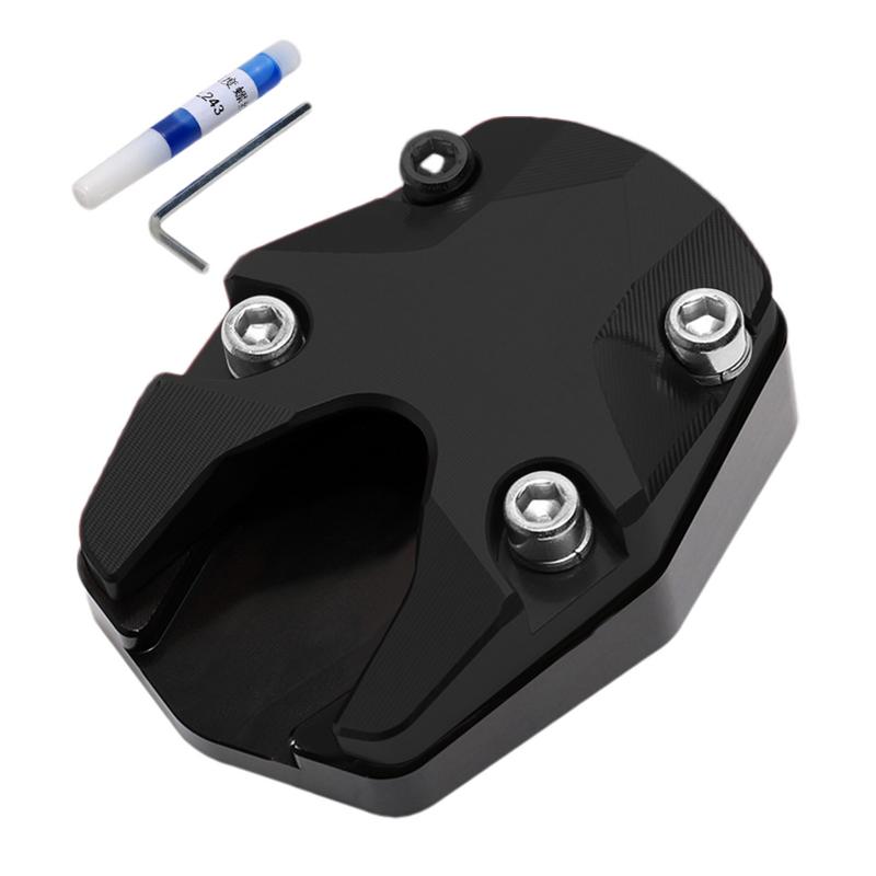 Motorcycle Kickstand Foot Side Stand Anti Sinking Plate Support Accessory Motorcycle Kickstand Foot Plate  Plate Support tool