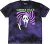 Scream Ghost Face Men's Spinning Illusion Character Design Adult Short Sleeve Tie-Dye T-Shirt