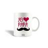 Ceramic Mug - MANIACASE - Yo Love Papa - White - 30cl - Dishwasher Safe