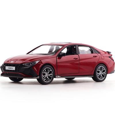 Модель автомобиля Hyundai Elantra N литая - Серия 2, Красная