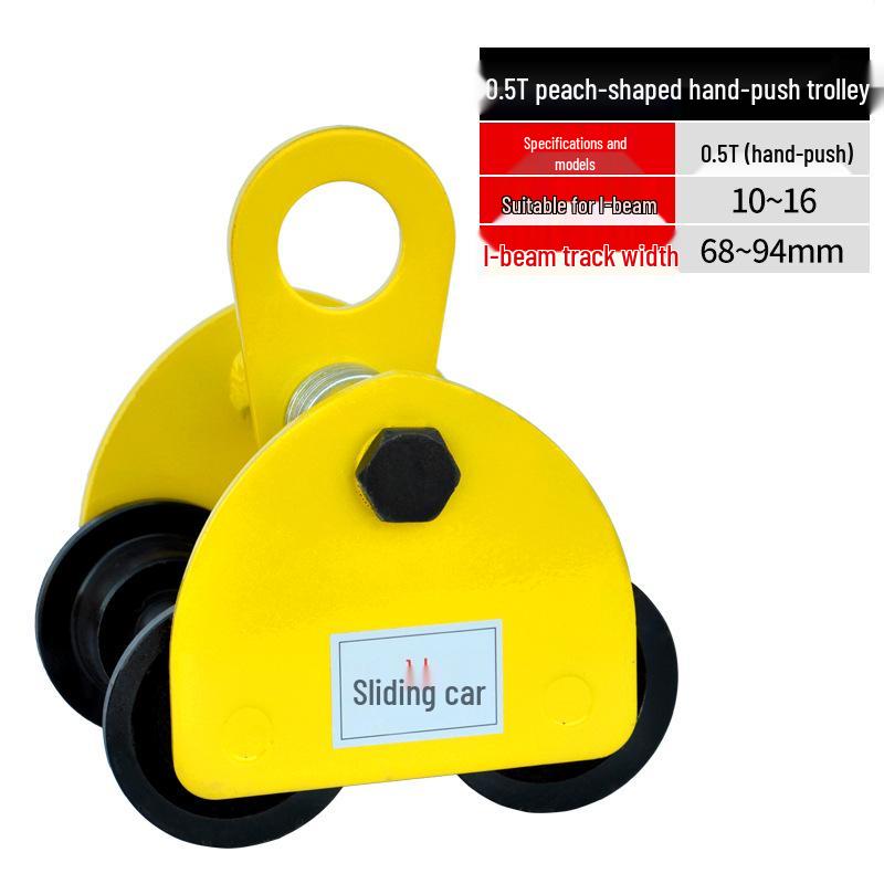 Jin You 2 Ton Monorail Trolley Hand-Pulled I-Beam Hoist
