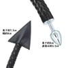 Whip SM Spanking Tail Whip Tail Косплей Маленький Дьявол Ведьма PU Rose Whip Нержавеющая сталь Plug Queen Косплей Костюм Аксессуар Легко ударить Наказание