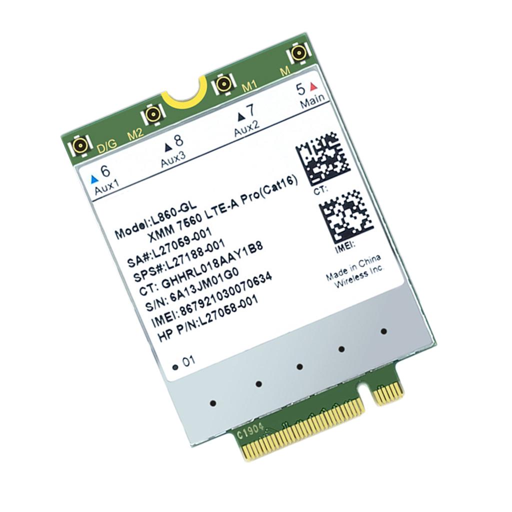 L860-GL 4G карта Cat16 модуль 4G SPS- L27188-001 FDD-LTE TDD-LTE Wlan-адаптер для ноутбуков Elitebook X360 830 840 850