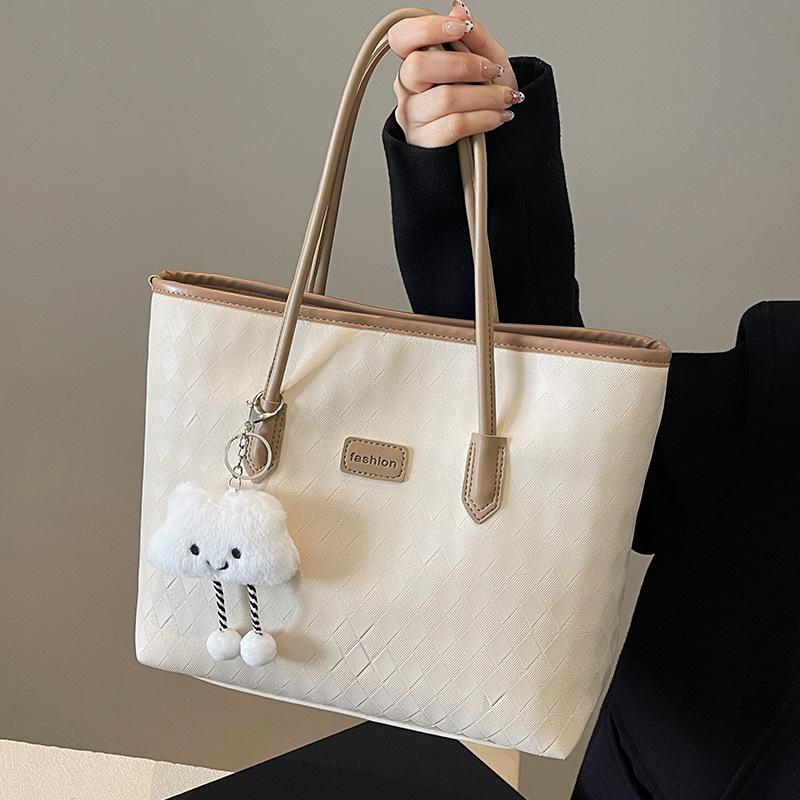 Large Capacity Bag for Women New High-quality Texture Tote Bag Shoulder Bag for Women College Students Class Handbag for Women