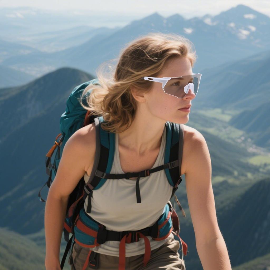 Photochromic Sunglasses Photochromic Polarized Sports Sunglasses UV400 Protection Sports Eyewear Safety Windproof Driving