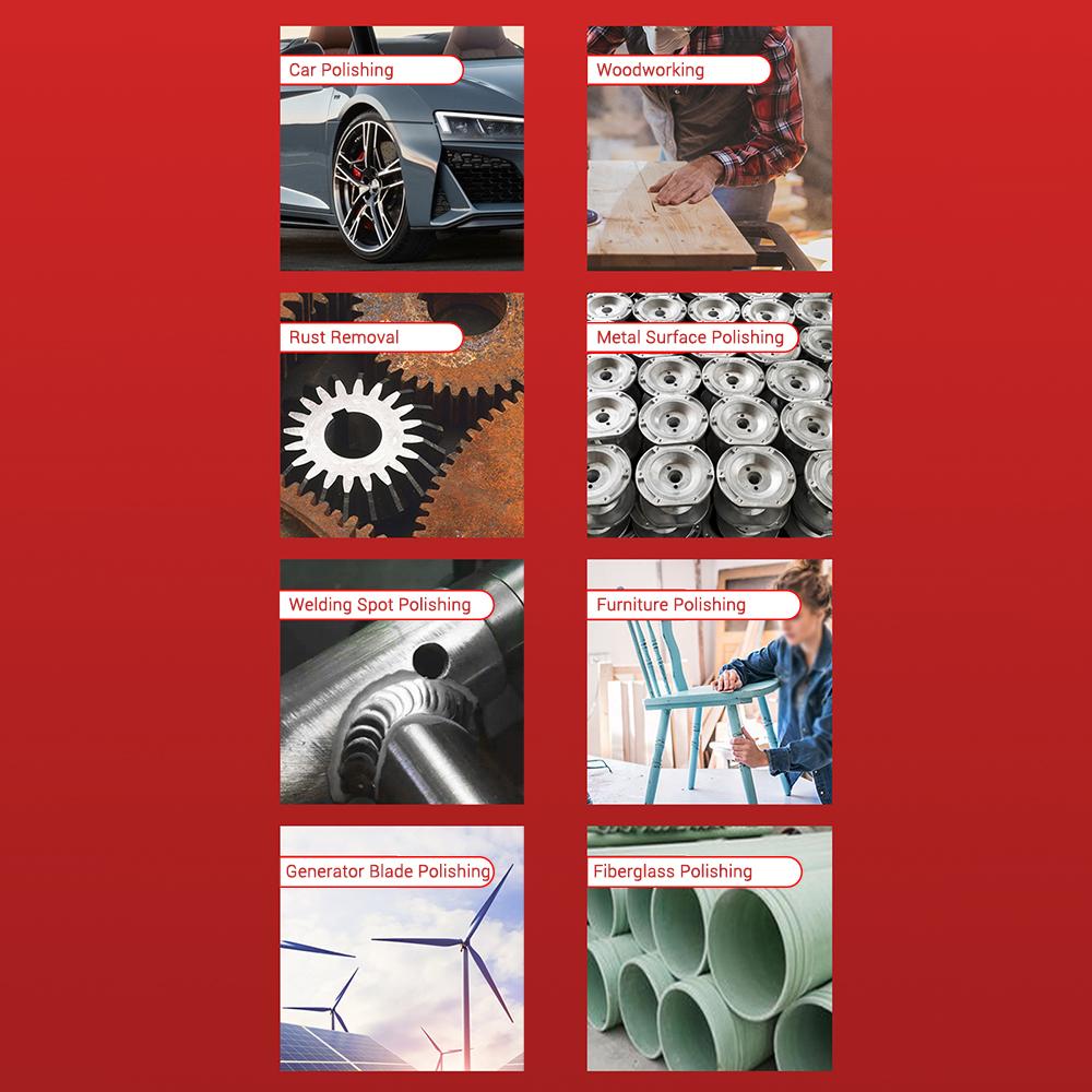 Мини-эксцентриковый пневматический шлифовальный станок с основанием 90x175 мм, самопылесос, высокоскоростной пневматический шлифовальный станок