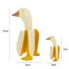 Resin Lawn Office Patio Home Garden Weird Gifts Banana Duck Ornament Duck Sculpture Duck Statues