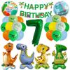 Dinosaur-themed Banner Birthday Party Decoration for Children's Birthday Party - Digital Balloon Decoration