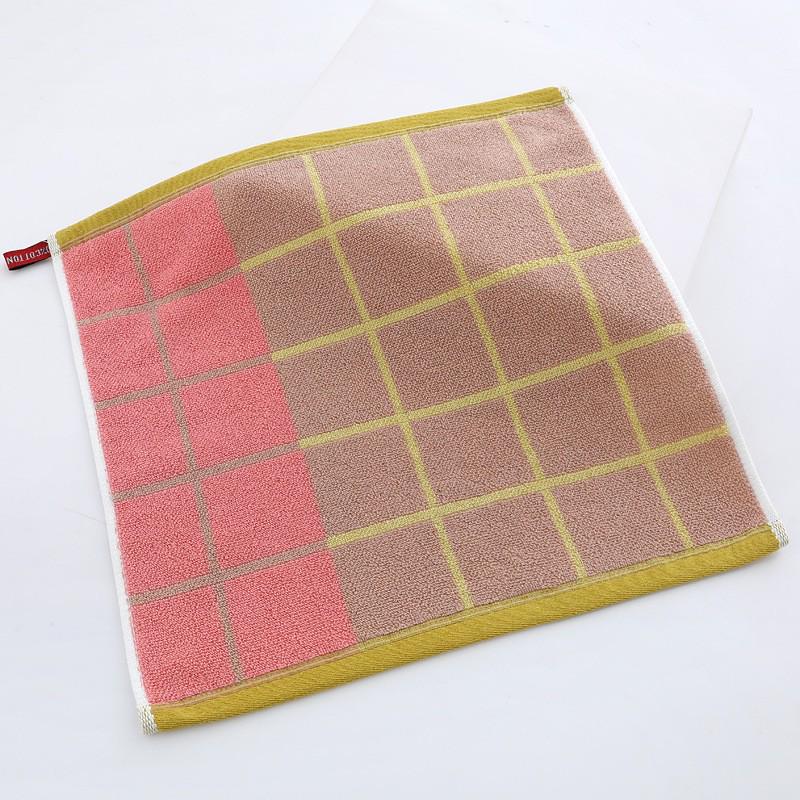 Мультяшное полотенце для рук с жаккардовым рисунком «Щенок и медвежонок», быстросохнущее, 100% хлопок, 25x25 см.