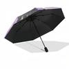 K-POP Anime Girls Group Themed Automatic Opening and Closing Umbrella - 8 Ribs, Suitable for Leisure and Going Out, Outdoor Accessory, Gothi