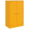 VidaXL Buffet jaune moutarde 67x39x107 cm acier, armoire, armoire latérale, armoire de rangement, armoires, placard, buffet 841664