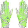Adidas Бейсбольная бита Лайм x Серебристый Размер LBG504 Перчатки, 51, Средний, (4213), М,