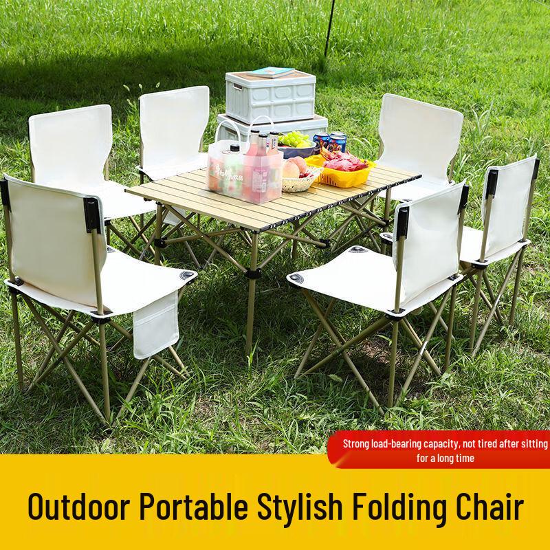 Portable Folding Camping Dining Table and Chair Set