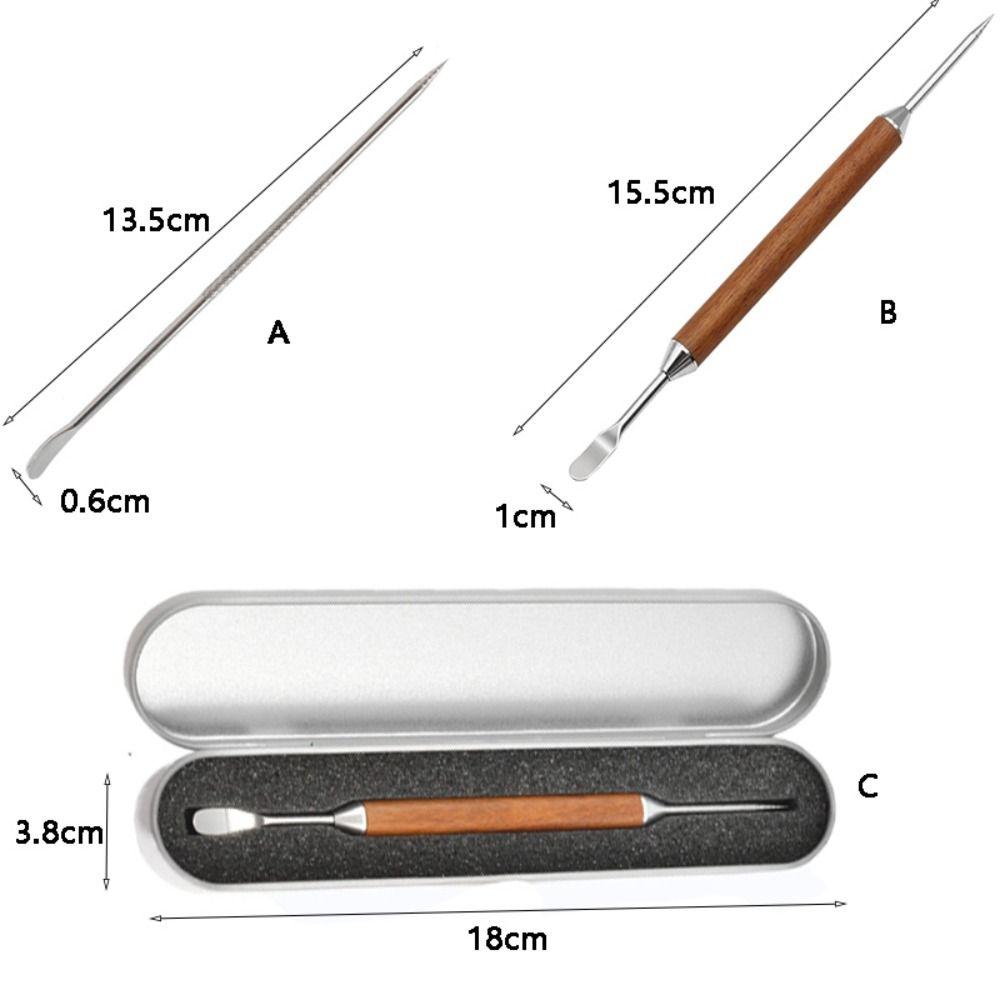 with Box Coffee Latte Art Pen with Wood Handle Espresso Accessory Coffee Art Needles  Barista