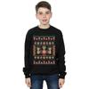 Marvel Boys Iron Man Get Your Jingle On Fair Isle Sweatshirt