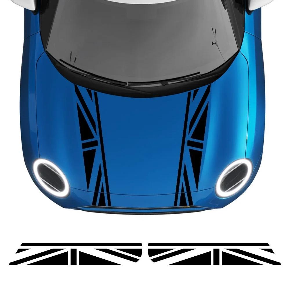 Полосы на капот автомобиля Наклейки Гоночные Виниловые Наклейки Для MINI Cooper S R55 R56 F56 F55 F57 F60 R60 Countryman JCW Авто Аксессуары