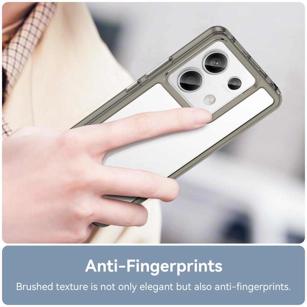 Для Xiaomi Redmi Note 13 Pro 5G/Poco X6 5G Чехол для телефона ТПУ+Акриловая защитная крышка