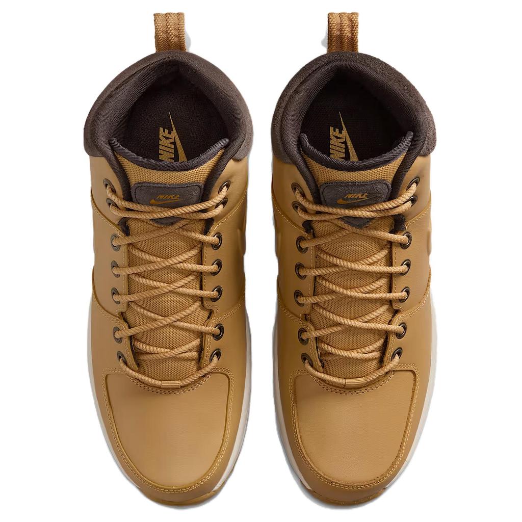 Nike Manoa Leather Haystack Мужские кроссовки Коричнево-бежевый Велюрово-коричневый Березовый HF7095-700