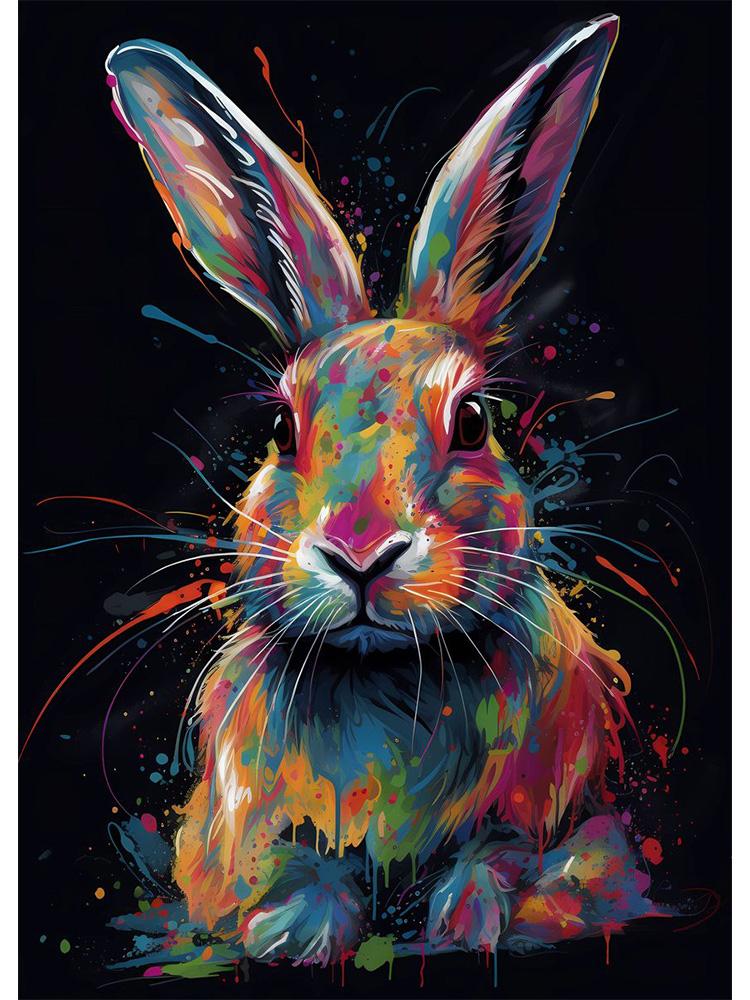 Сурикат Слон Морская Выдра Лев Красочные Животные С Капает Плакат Холст Картина Симпатичные Животные Настенное Искусство Для Комнаты Домашний Декор