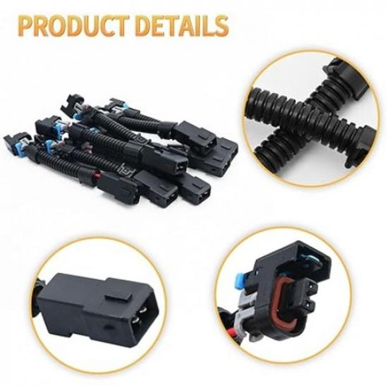 8 шт. Жгут форсунок, Пигтейлы к адаптерам Multec