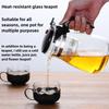 750ML Creative High Borosilicate Glass Filter Teapot Home Office Gift Large Capacity Press Floating Cup with Lid for Perfect Tea