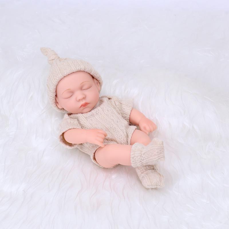 19 см детская кукла реборн мини-моделирование всего тела мягкая резиновая эмалированная кукла подарок для девочки кукла кукла